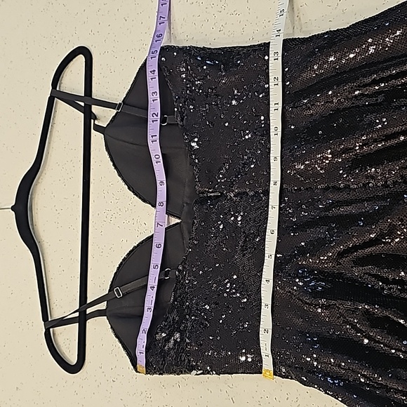 NWT black sequin dress. - Picture 4 of 5